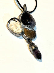 Handmade Artistic Amethyst Necklace: A Unique Expression of Artistry