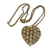 Big Shine Heart Pendant Necklace