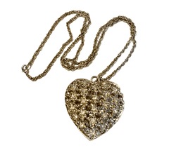 Big Shine Heart Pendant Necklace
