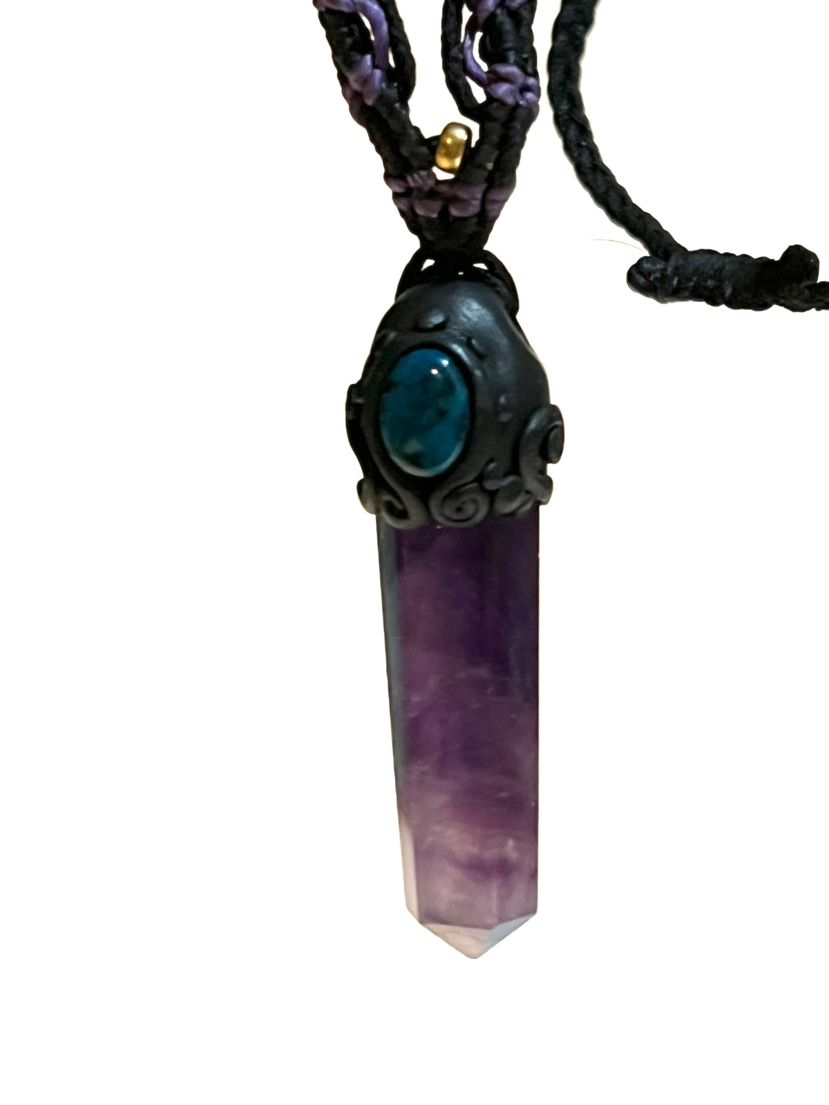 Amethyst Enchantment: Powerful Amethyst Crystal Pendant Necklace