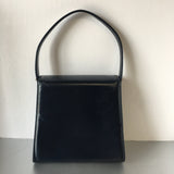 Navy Blue Handbag Carry On Purse Vintage Accessories