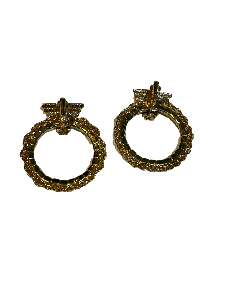 Sparkling Hoop Earrings