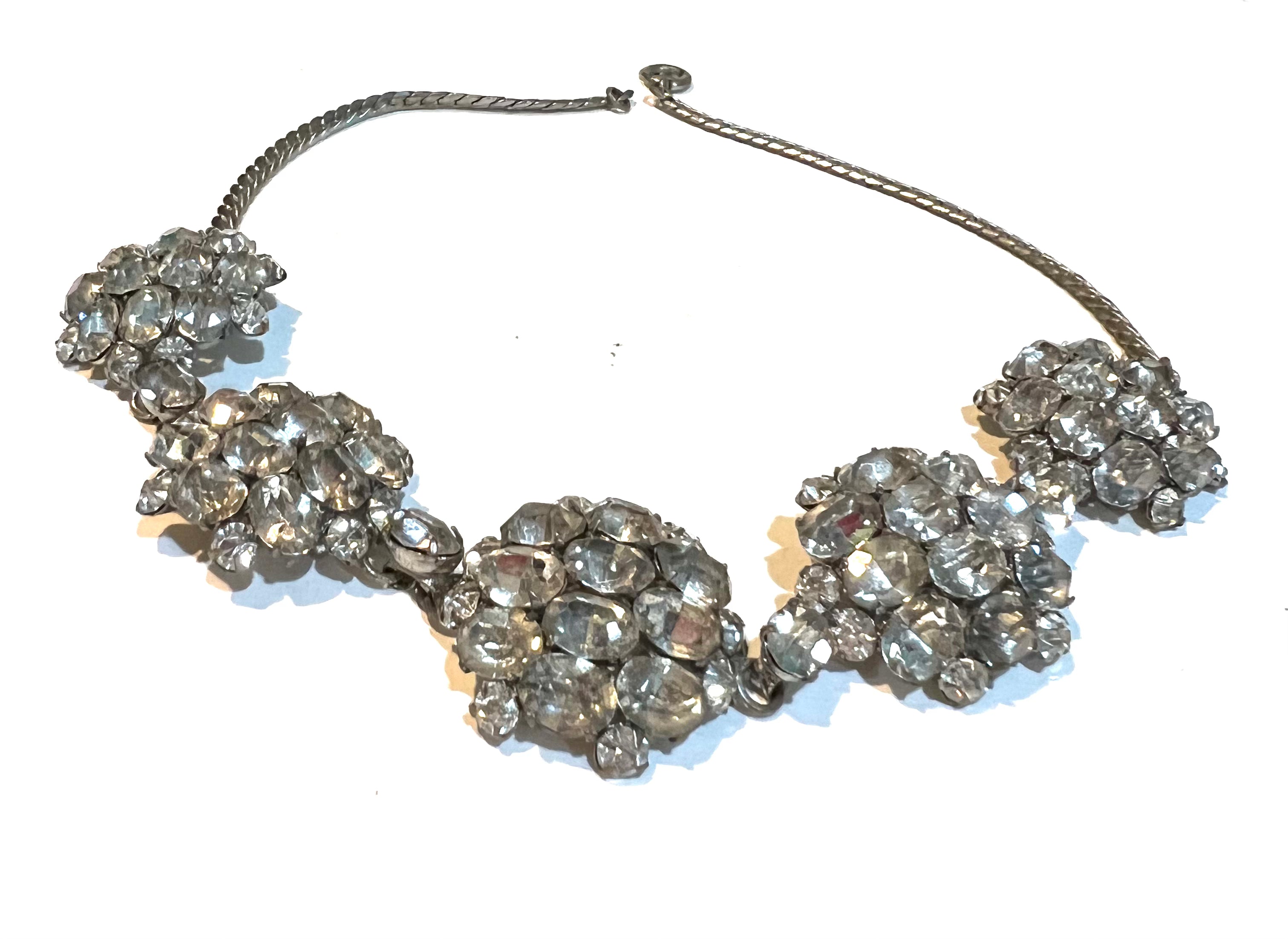 Vintage Crystal Choker Necklace