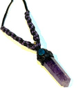 Amethyst Enchantment: Powerful Amethyst Crystal Pendant Necklace