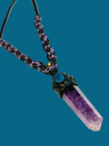 Amethyst Enchantment: Powerful Amethyst Crystal Pendant Necklace