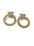 Sparkling Hoop Earrings