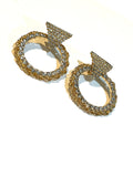 Sparkling Hoop Earrings