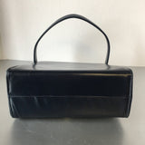 Navy Blue Handbag Carry On Purse Vintage Accessories