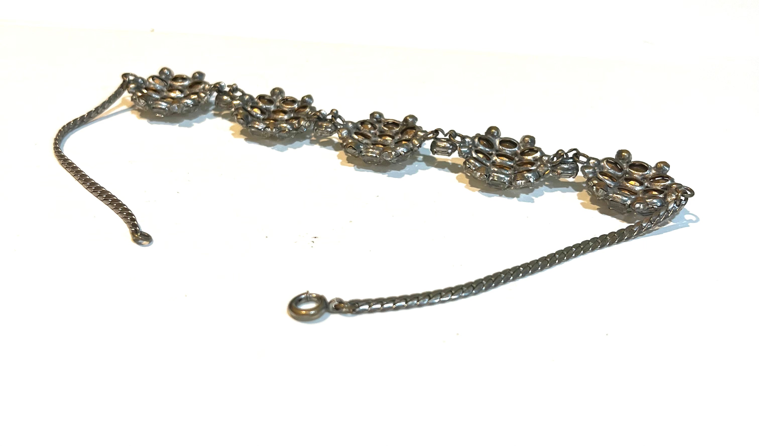 Vintage Crystal Choker Necklace
