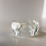 Clear Plastic Bangle Bracelet Contemporary Costume Jewelry