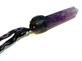 Amethyst Enchantment: Powerful Amethyst Crystal Pendant Necklace