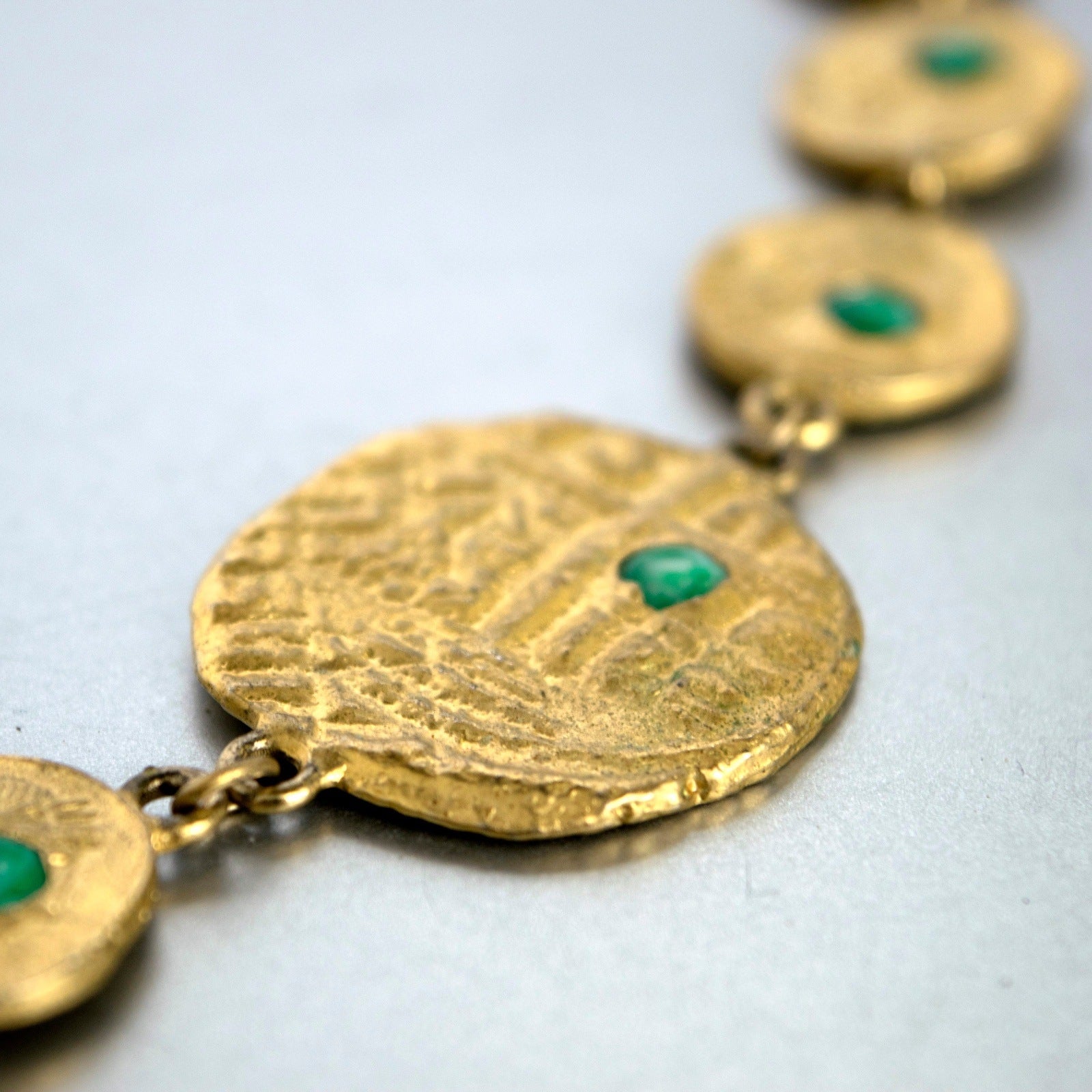 Pauline Rader Ancient Coins Necklace Vintage Jewelry ESPOSITO