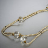 Vintage Art Deco Flapper Pearls Long Necklace: Echo of Roaring Twenties Elegance