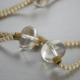 Vintage Art Deco Flapper Pearls Long Necklace: Echo of Roaring Twenties Elegance