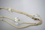 Vintage Art Deco Flapper Pearls Long Necklace: Echo of Roaring Twenties Elegance