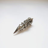 Steampunk Armor Ring Skull Skeleton Long Contemporary Jewelry