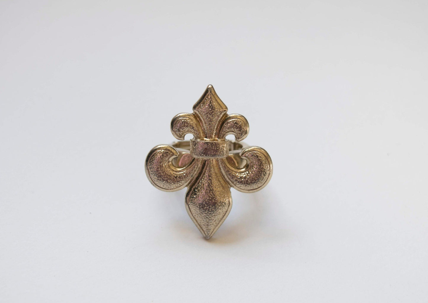 Fleur de Lis Cocktail Ring