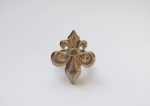 Fleur de Lis Cocktail Ring