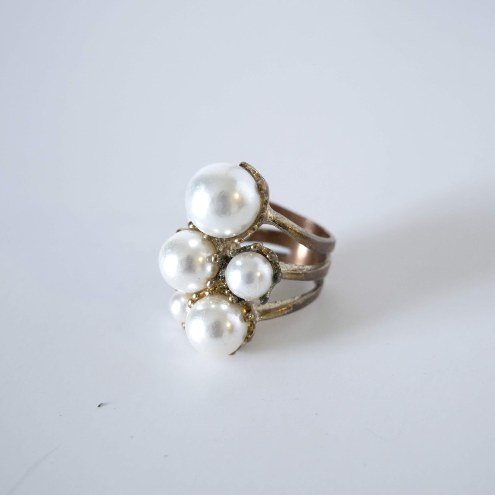 Pearls Cluster Cocktail Ring