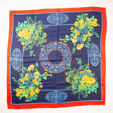 Wonderful Large Floral Wrap Scarf Vintage Accessories